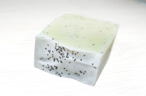 Jabón artesanal de semilla de amapola