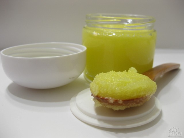 Sugar scrub de miel y limón