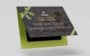 Tarjeta regalo para realizar curso online de elaboración de jabones artesanales ohjabon